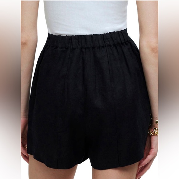 Madewell Pull On Linen Shorts - Picture 3 of 5